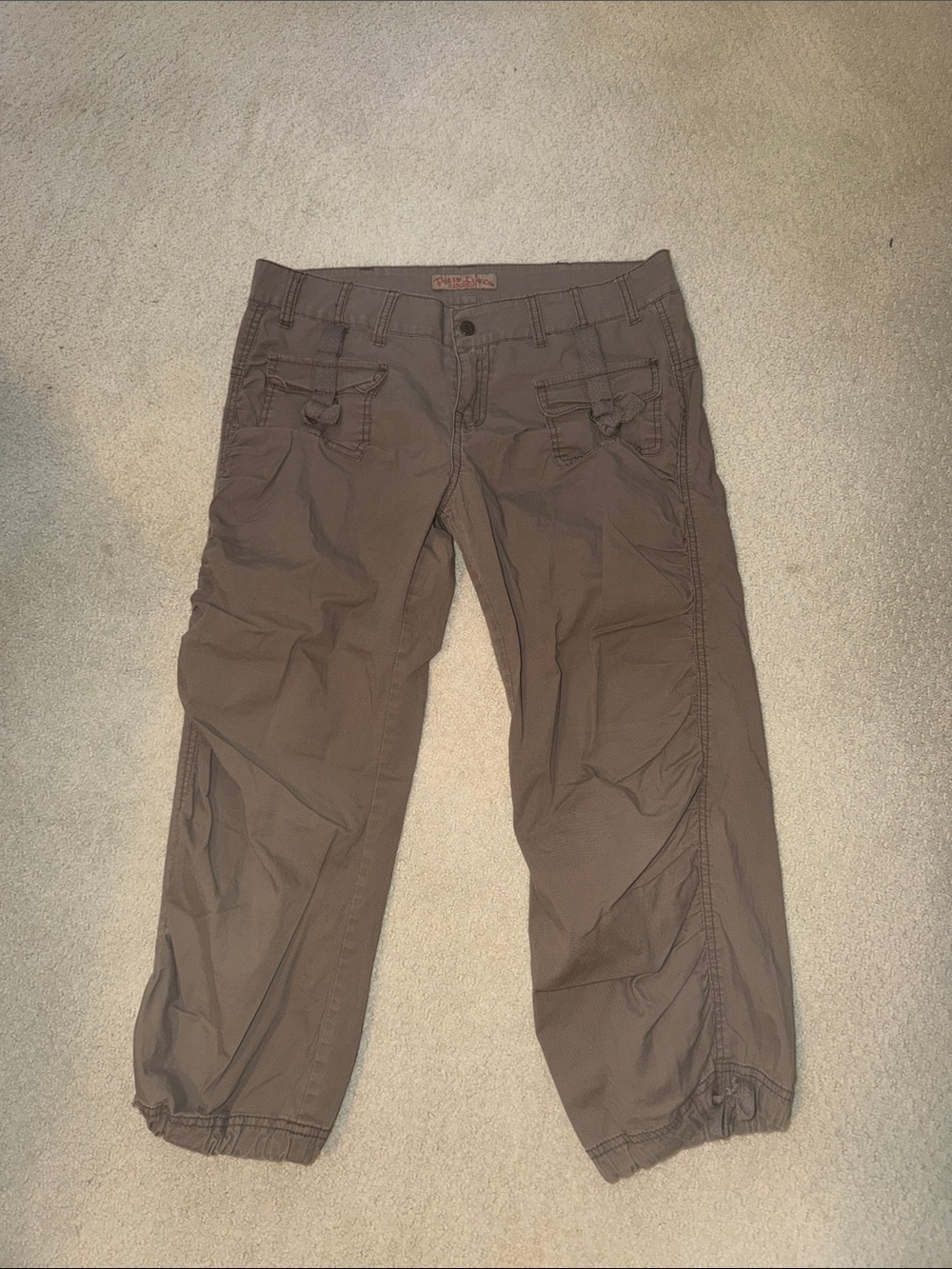 Paris Blues Y2K Cargo Capris